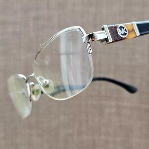 Michael Kors Women Eyeglasses Frame MK340 Half Rim Glasses Silver Tone